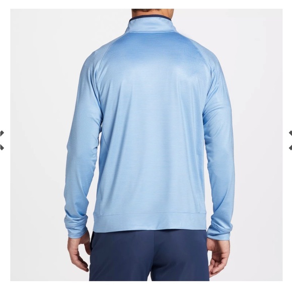 Walter Hagen Men's Lightweight 1/4 Zip Pullover - XXL -Stripe Daybreak Blue/Grey - Picture 5 of 7